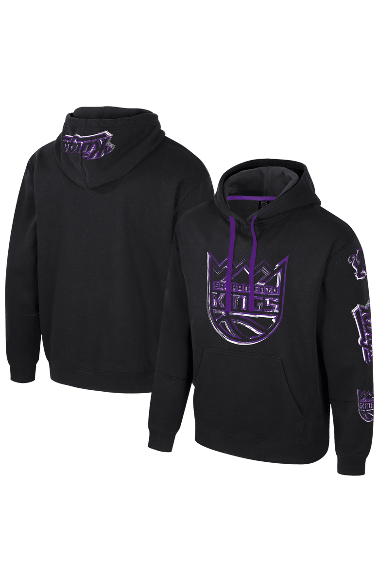 Stadium Essentials Unisex Stadium Essentials Black Sacramento Kings Elementized Pullover Hoodie, Main, color, Black