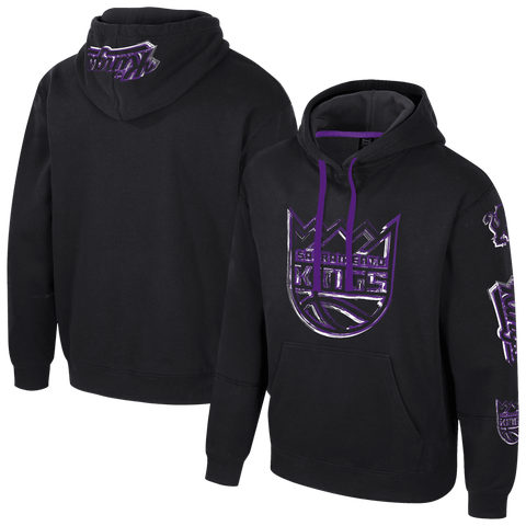 Unisex Stadium Essentials Black Sacramento Kings Elementized Pullover Hoodie