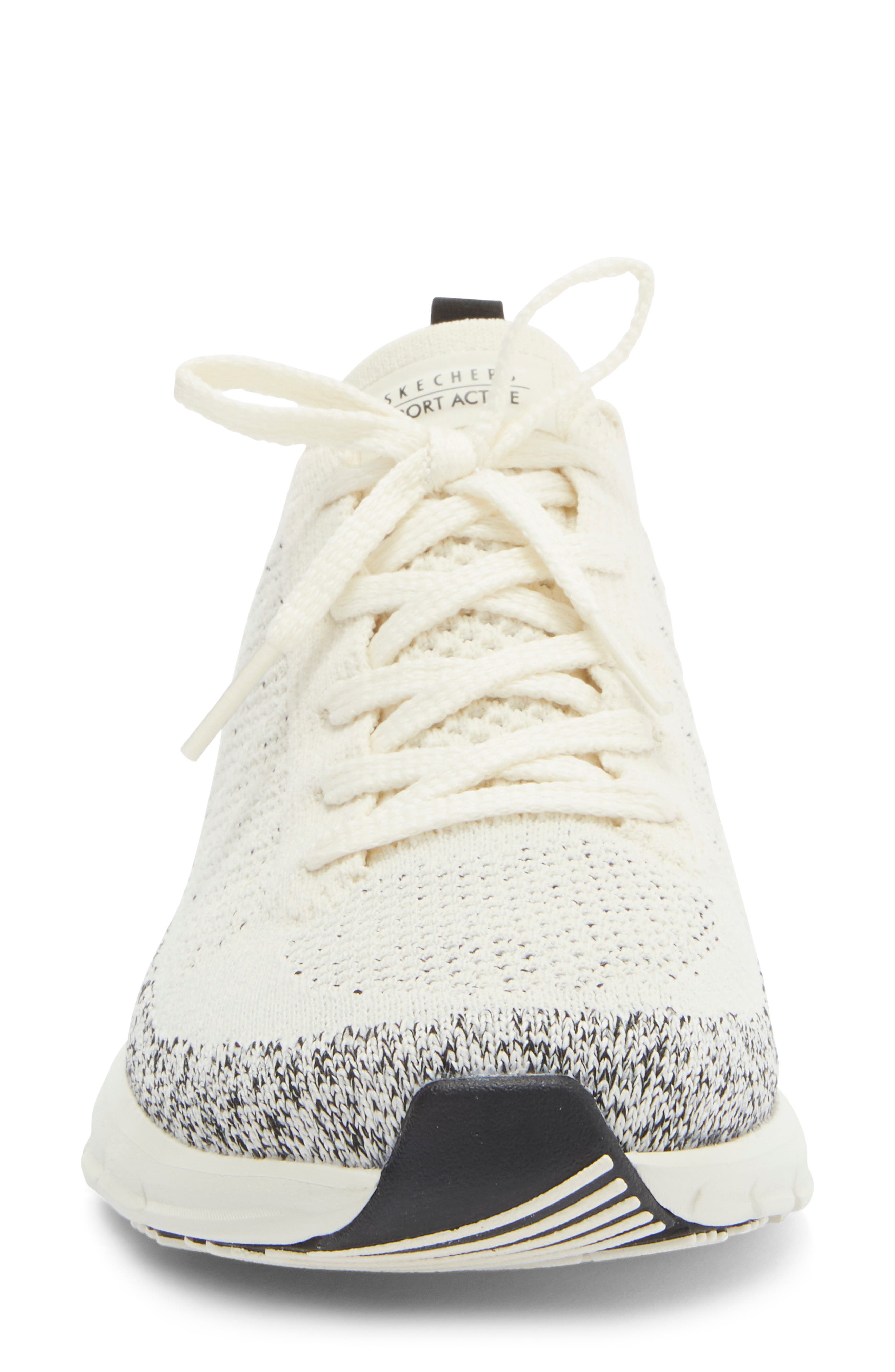 SKECHERS Pure Flex Pulse Slip-On Sneaker, Alternate, color, Natural/ Black