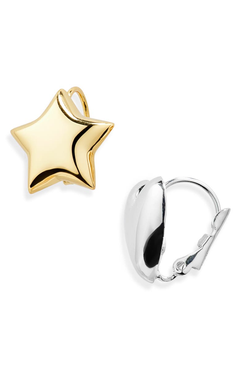 Sandy Liang Mismatched Drop Earrings, Main, color,