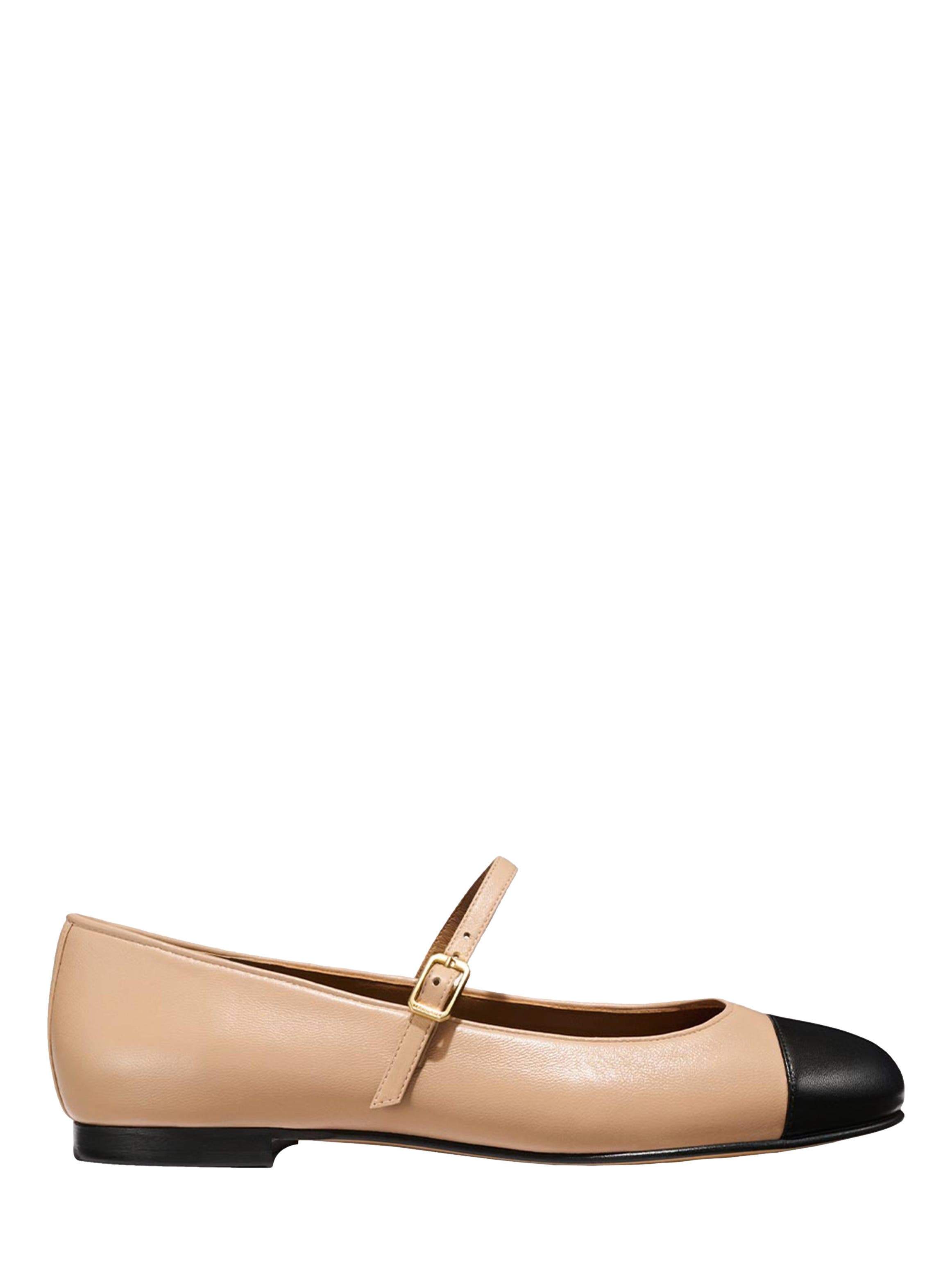 MARGAUX The Cap-Toe Demi Jane, Alternate, color, Dune And Black