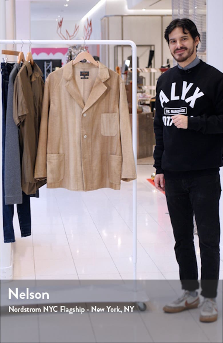 3B Work Madra Dye Wool Blend Jacket, sales video thumbnail