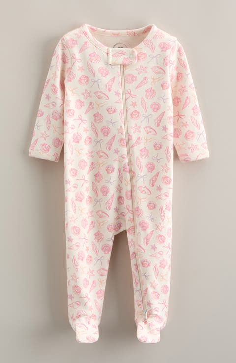 Print Cotton Footie (Baby)