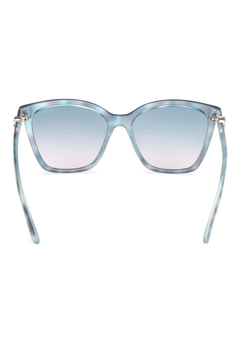 Square Sunglasses, Alternate, color, BLUE/ OTHER / GRADIENT BLUE