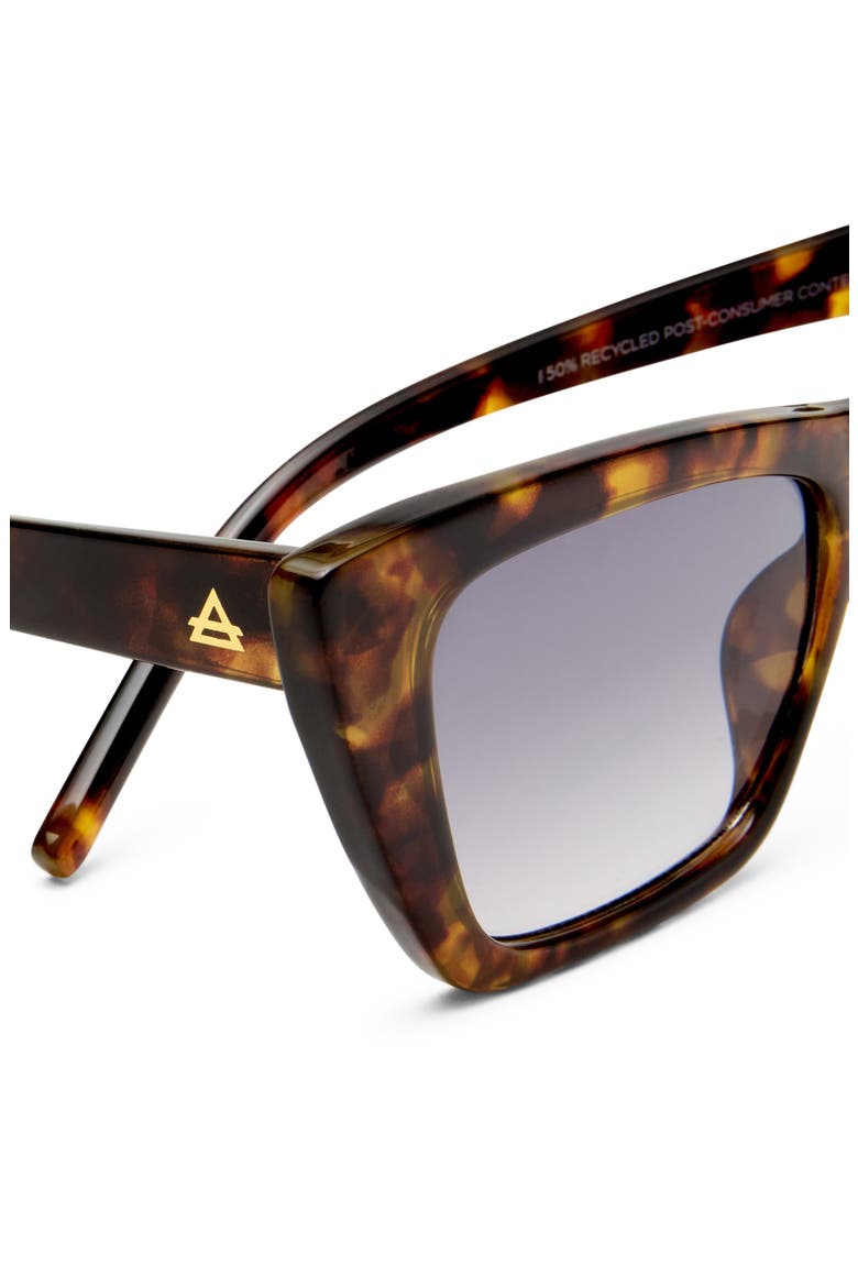 Solstice 53mm Cat Eye Sunglasses, Alternate, color, HONEY TORT / COOL SMOKE GRAD