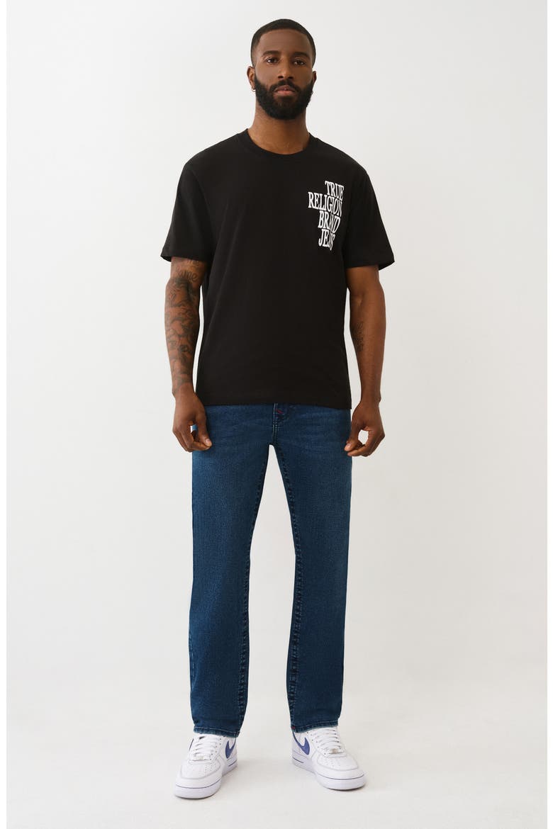 Geno Big T Flap Slim Fit Jeans, Alternate, color, DARK SHIVERING WASH