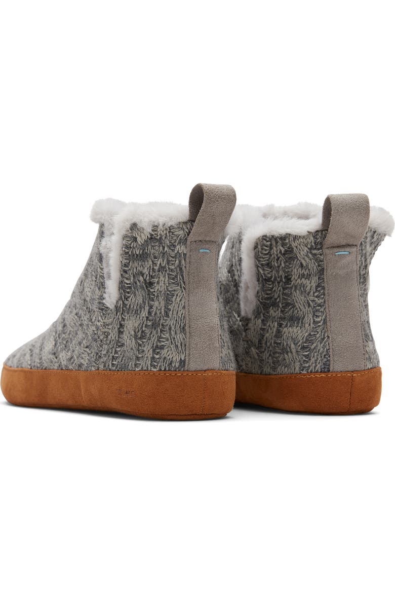 TOMS Lola Faux Shearling Knit Slipper, Alternate, color,