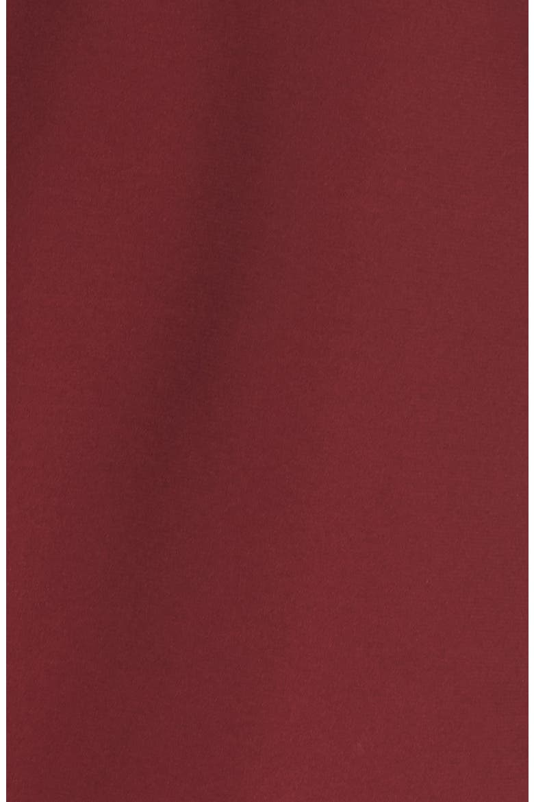 Open Front Sateen Blazer, Alternate, color, RED TANNIN