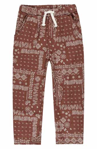 Rylee + Cru Ethan Print Linen Blend Pants