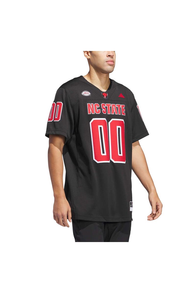 adidas Men's adidas #00 Black NC State Wolfpack Premier Strategy Jersey, Alternate, color, Black