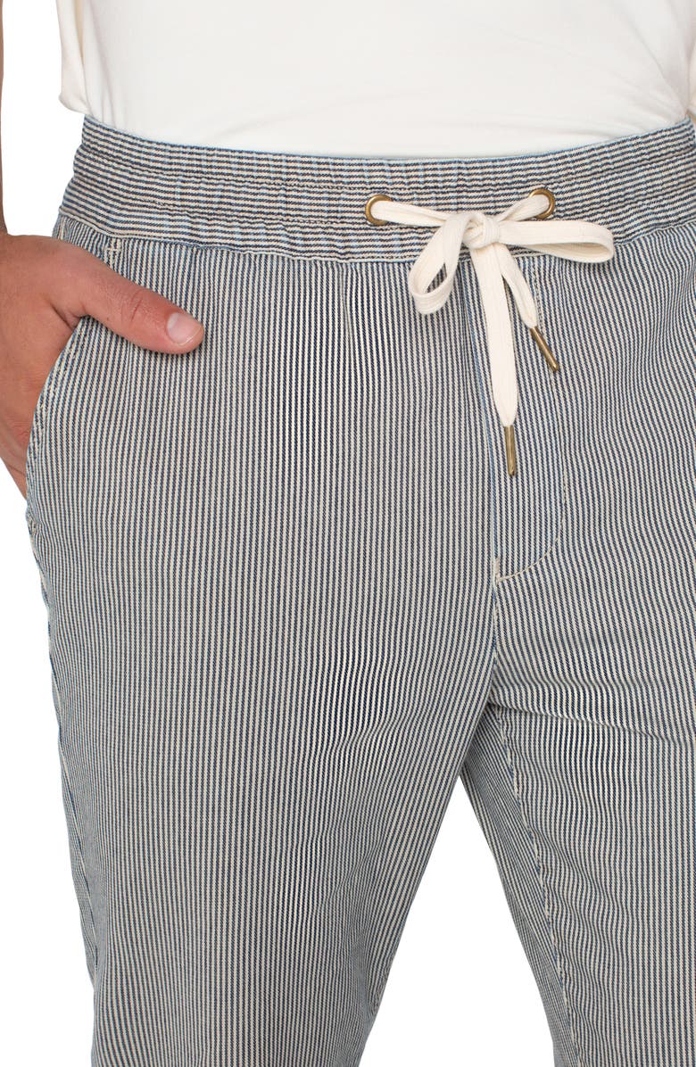 Liverpool Los Angeles Stripe Stretch Cotton Joggers, Alternate, color,