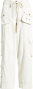 Free People Tahiti Herringbone Cargo Pants