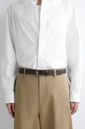 COS Rounded-Buckle Leather Belt