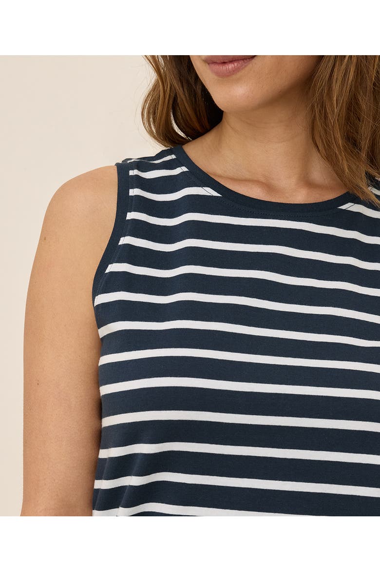 Organic Cotton Softspun High Neck Tank, Alternate, color, Monterey Stripe