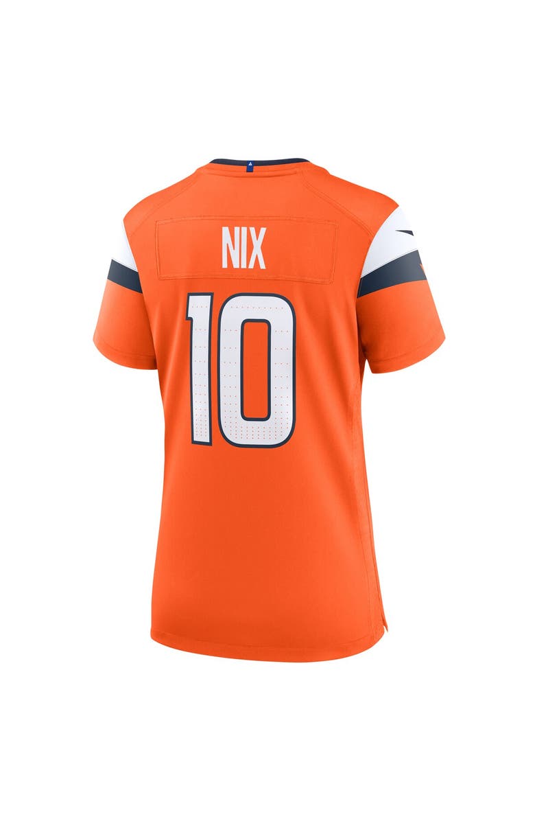 Nike Women's Nike Bo Nix Orange Denver Broncos Game Jersey, Alternate, color, Orange