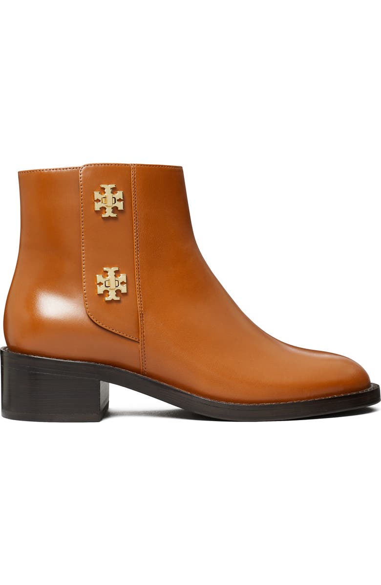 Tory Burch Turnlock Ankle Bootie, Alternate, color, Sierra Cognac