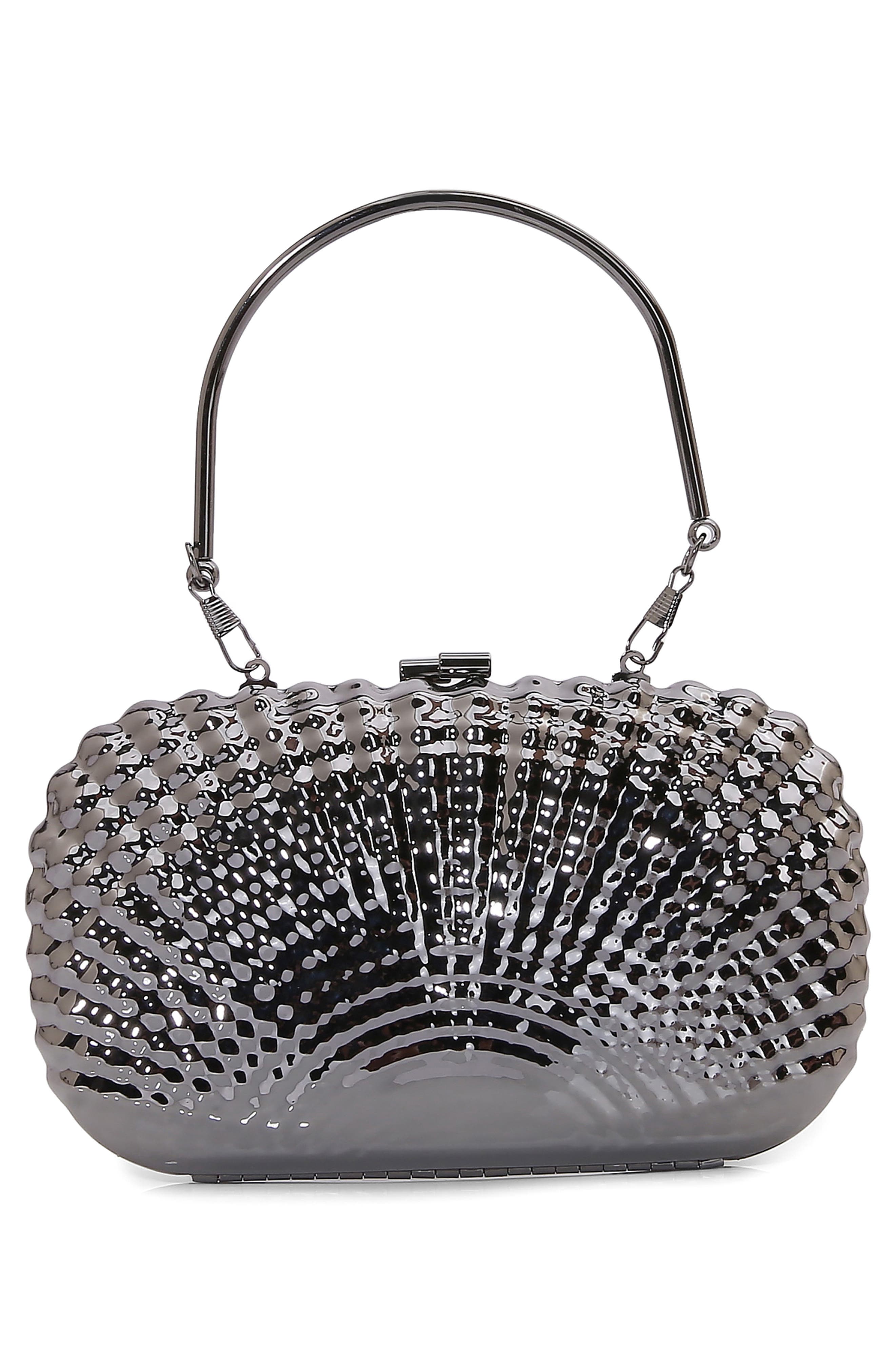 BERNESS Shell Clutch, Alternate, color, Black