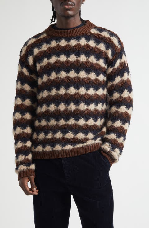 Wool Blend Crewneck Sweater