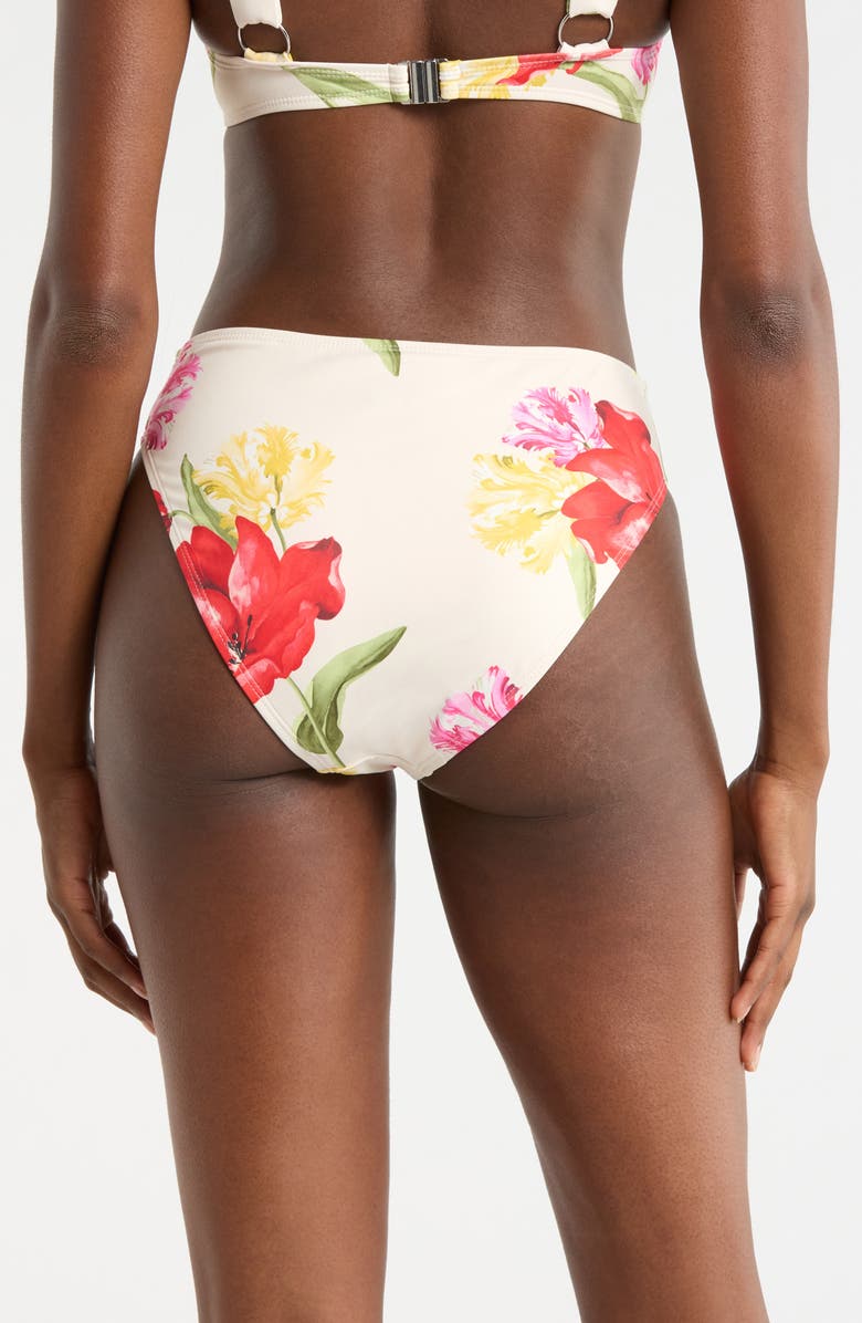 Hutch High Waist Bikini Bottoms, Alternate, color, Watercolor Rococo Bouquet Ivory/Multi