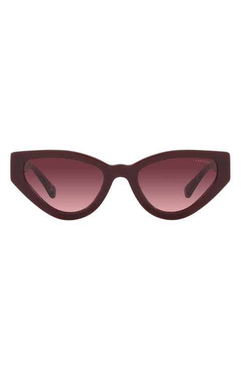 52mm Cat Eye Sunglasses