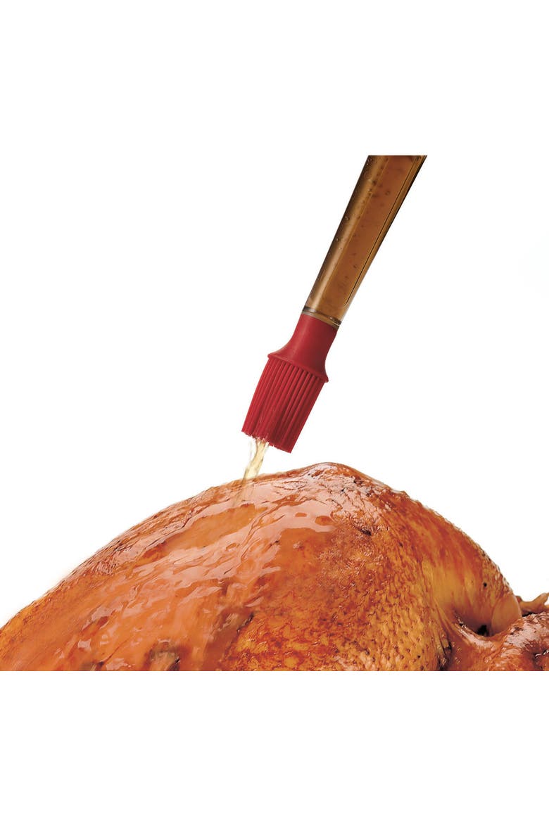 3-in-1 Poultry Baster and Brush, Alternate, color, Black