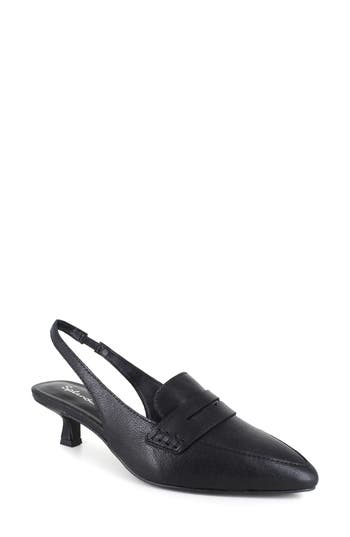 Splendid Lilly Slingback Loafer Pump In Black