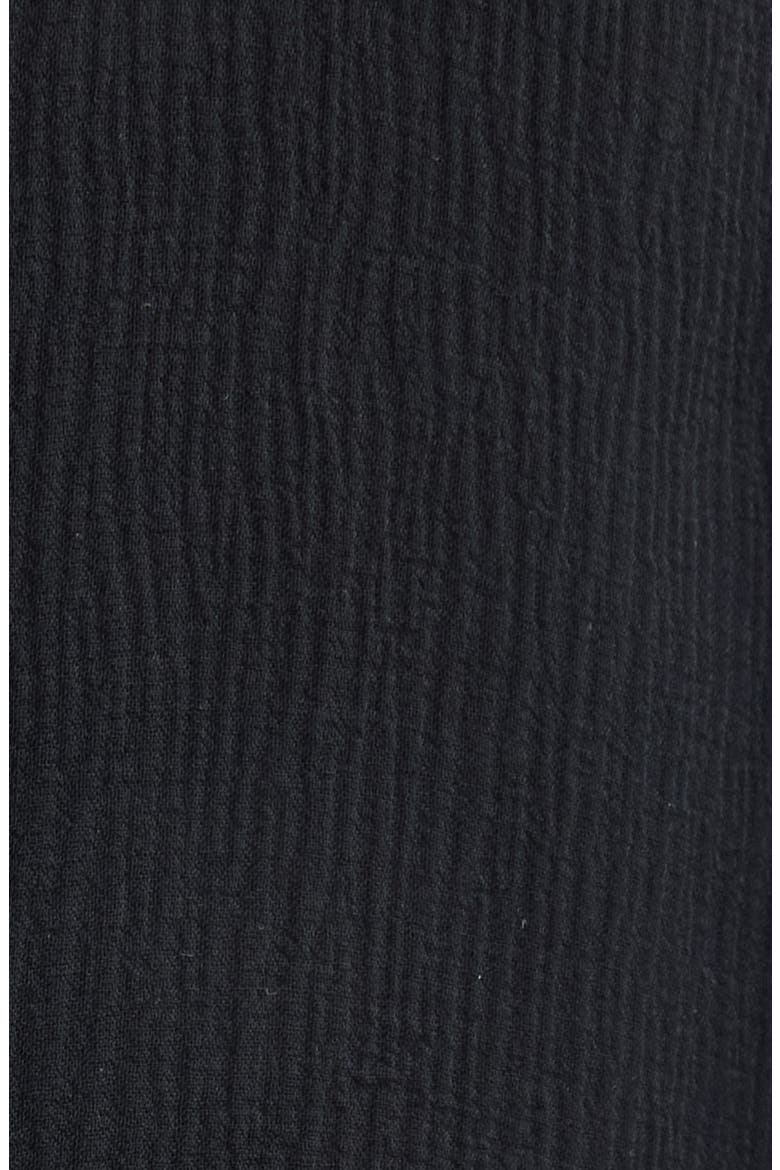 Semisheer Washed Satin Maxi Skirt, Alternate, color, BLACK
