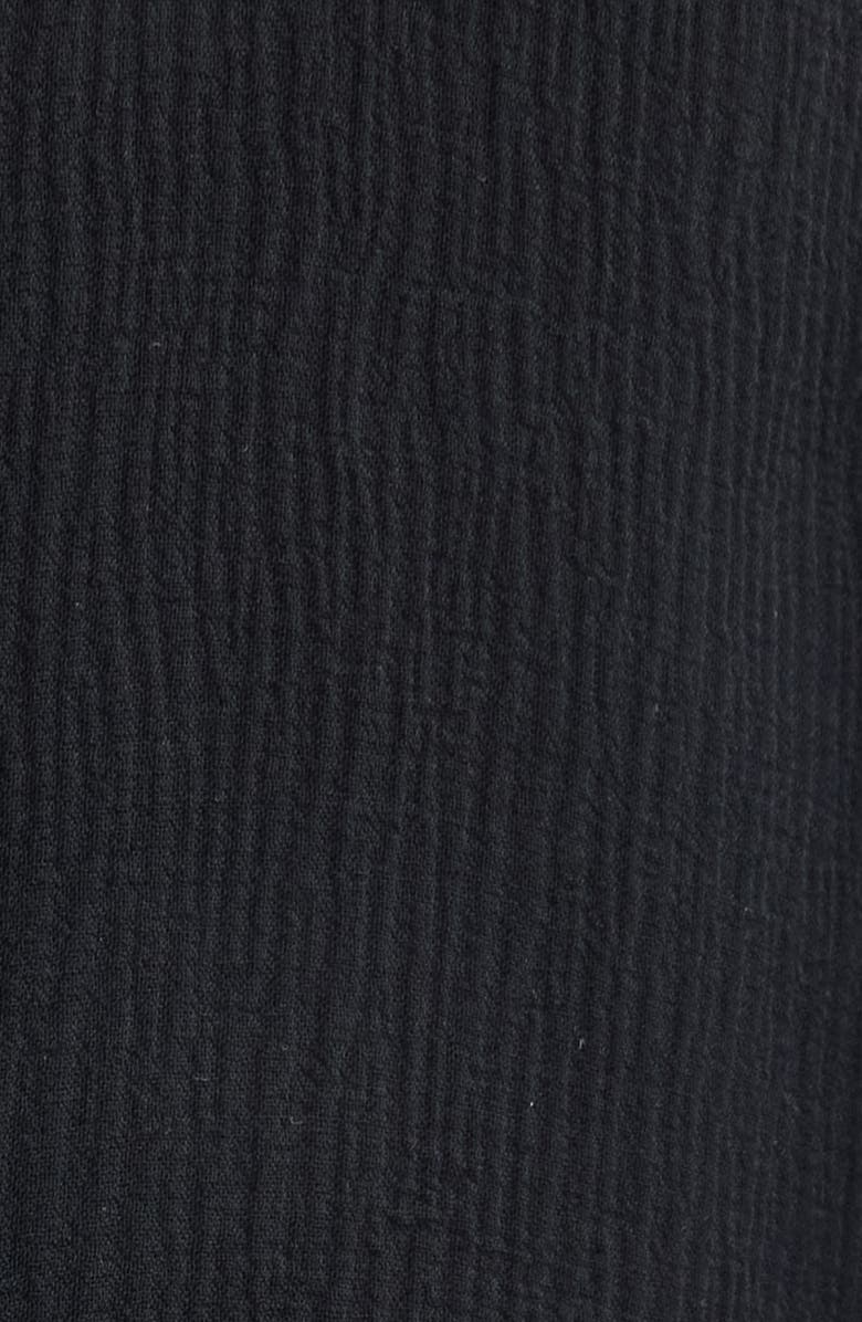 Chloé Semisheer Washed Satin Maxi Skirt, Alternate, color, Black