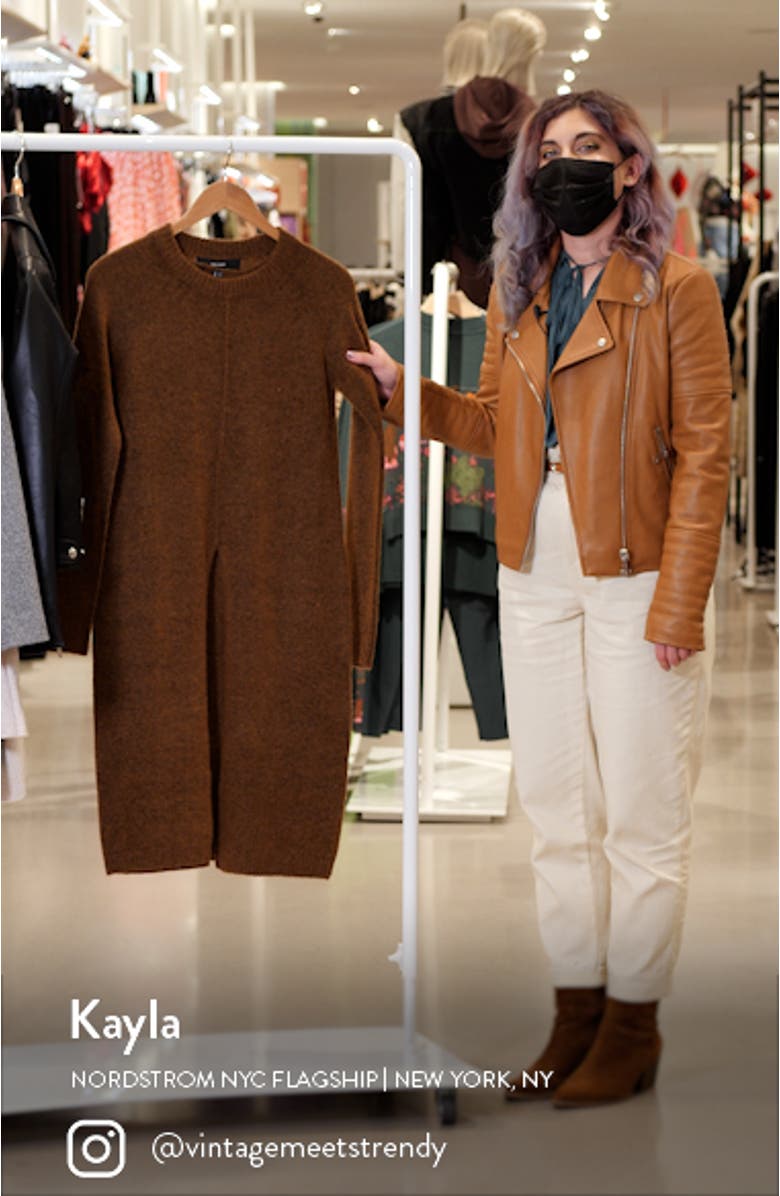 Long Sleeve Sweater Dress, sales video thumbnail