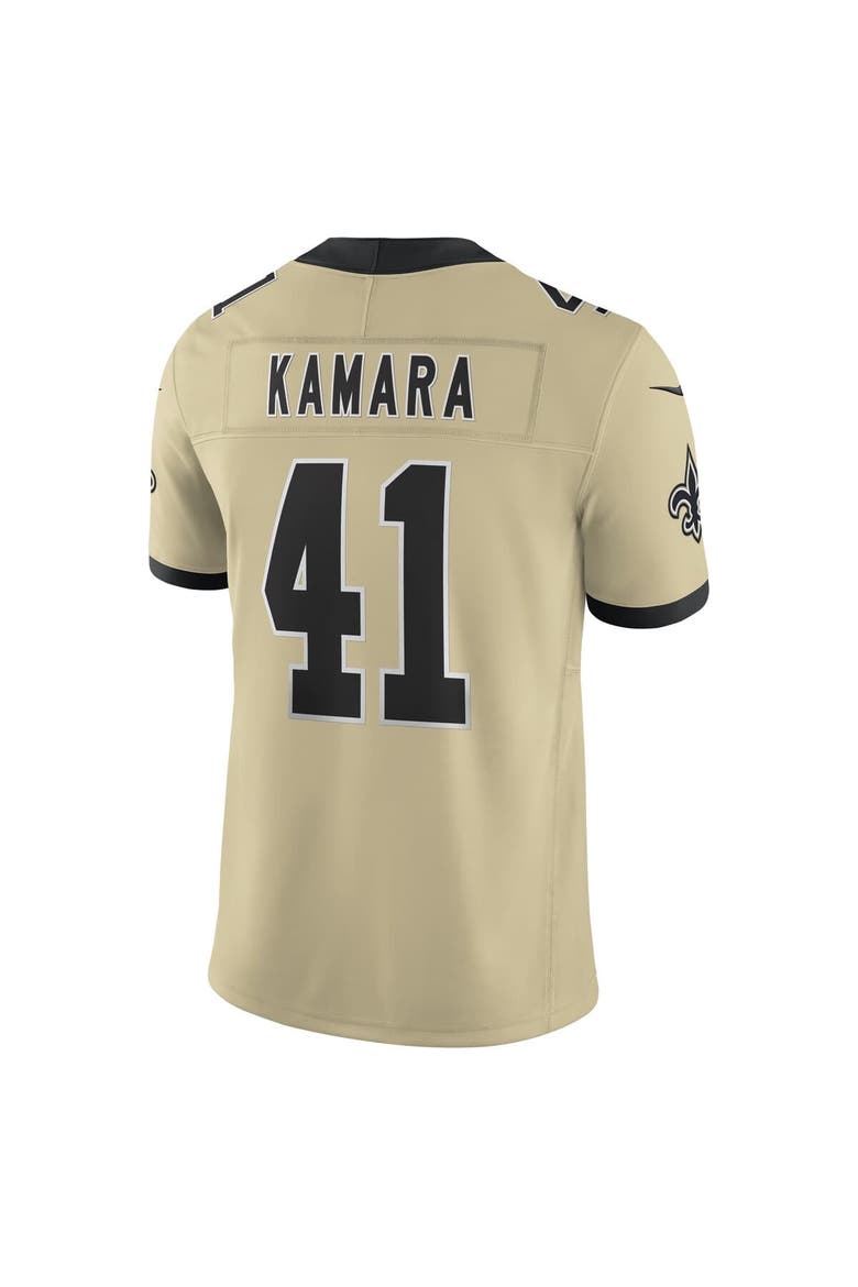Men's Nike Alvin Kamara Gold New Orleans Saints Gameday Golds Alternate Vapor F.U.S.E. Limited Jersey, Alternate, color, Gold
