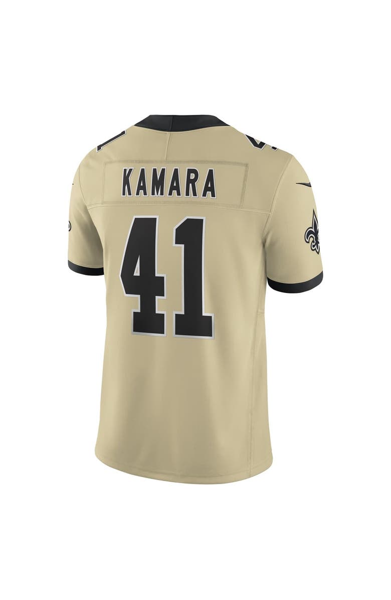 Nike Men's Nike Alvin Kamara Gold New Orleans Saints Gameday Golds Alternate Vapor F.U.S.E. Limited Jersey, Alternate, color, Gold