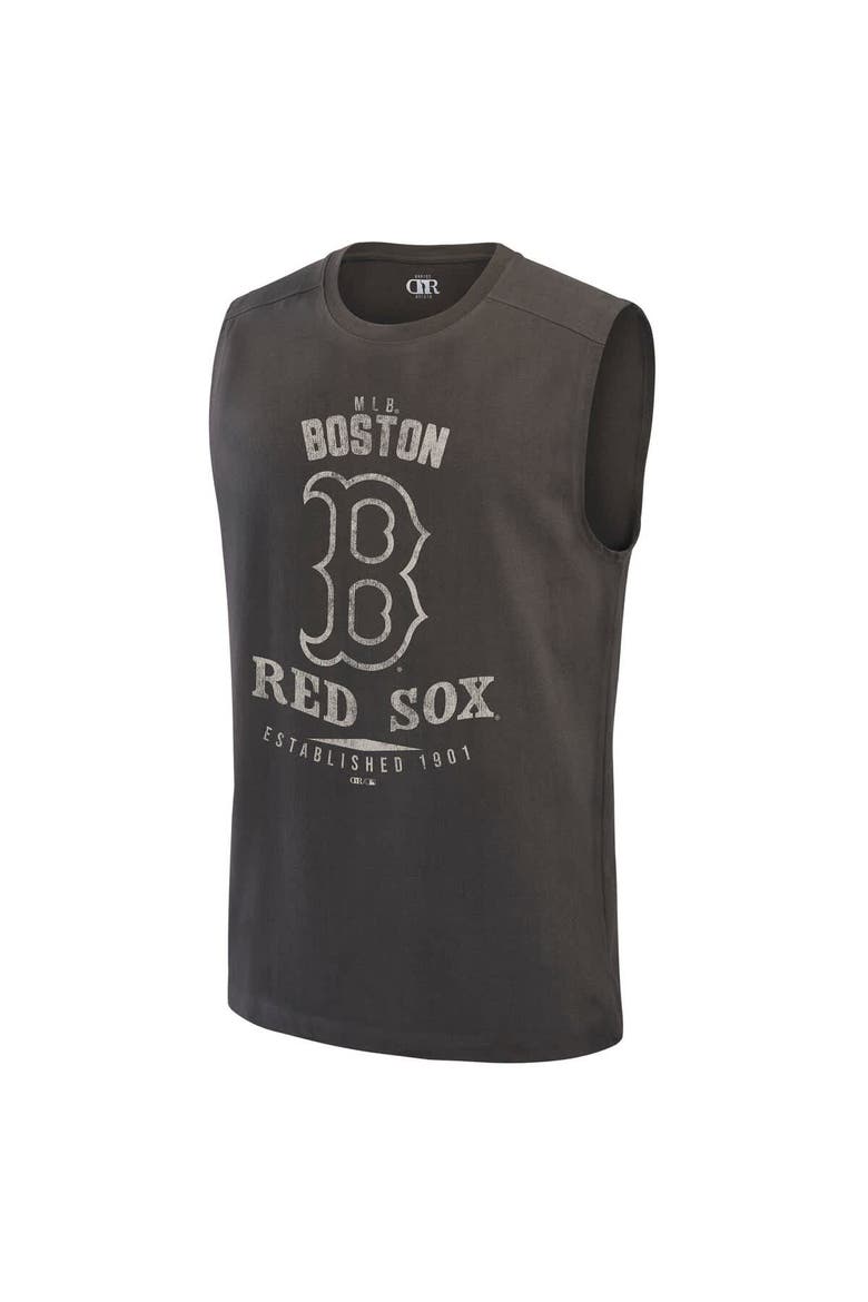 Men's Darius Rucker Collection by Fanatics  Charcoal Boston Red Sox Muscle Tank Top, Alternate, color, Charcoal