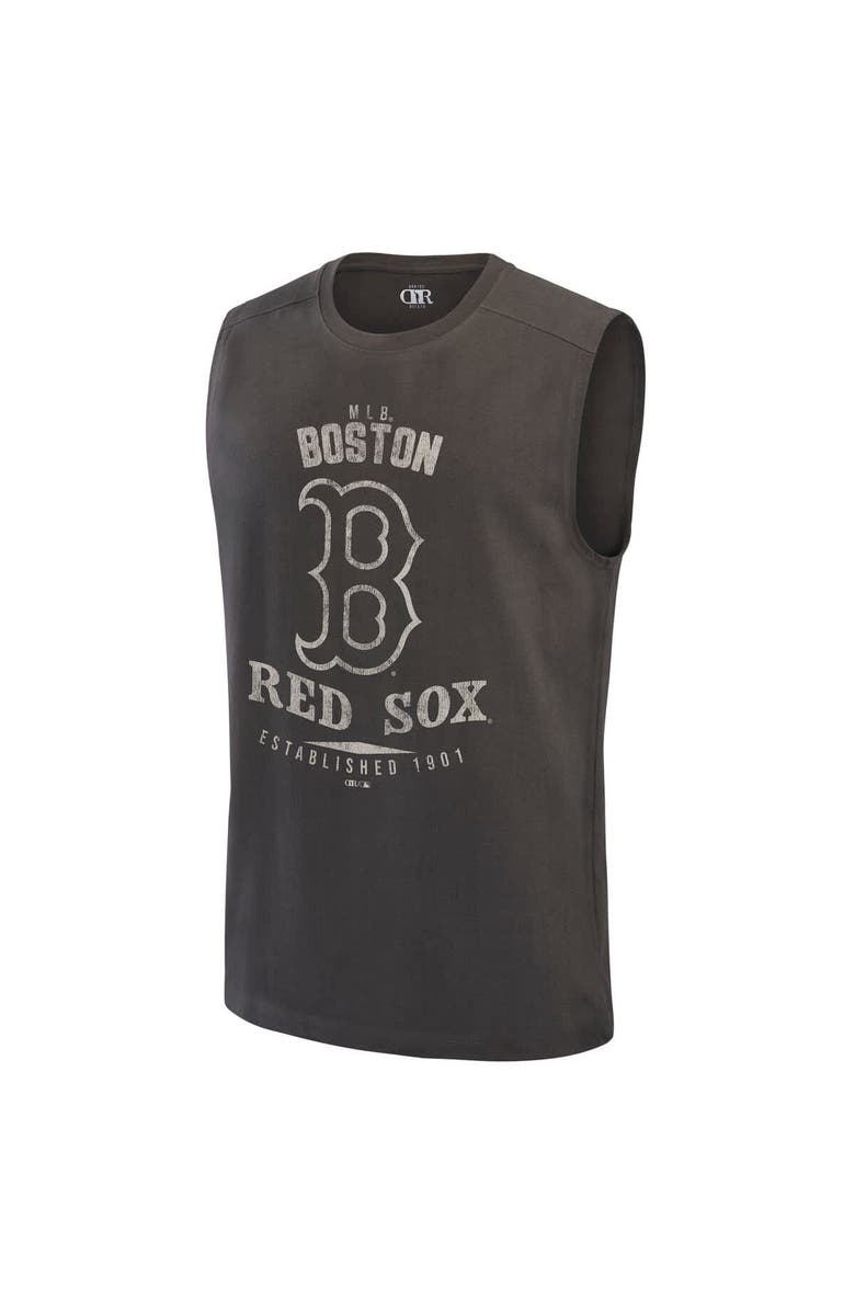 Darius Rucker Collection by Fanatics Men's Darius Rucker Collection by Fanatics  Charcoal Boston Red Sox Muscle Tank Top, Alternate, color, Charcoal