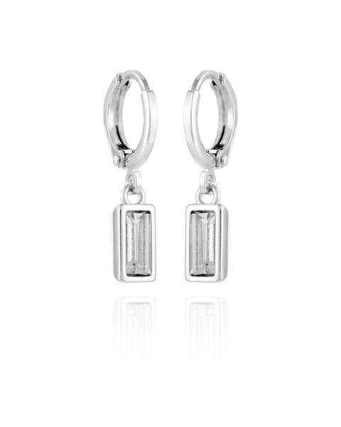 Baguette Drop Earrings