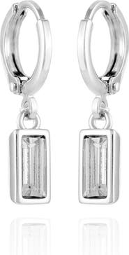 Vince Camuto Baguette Drop Earrings