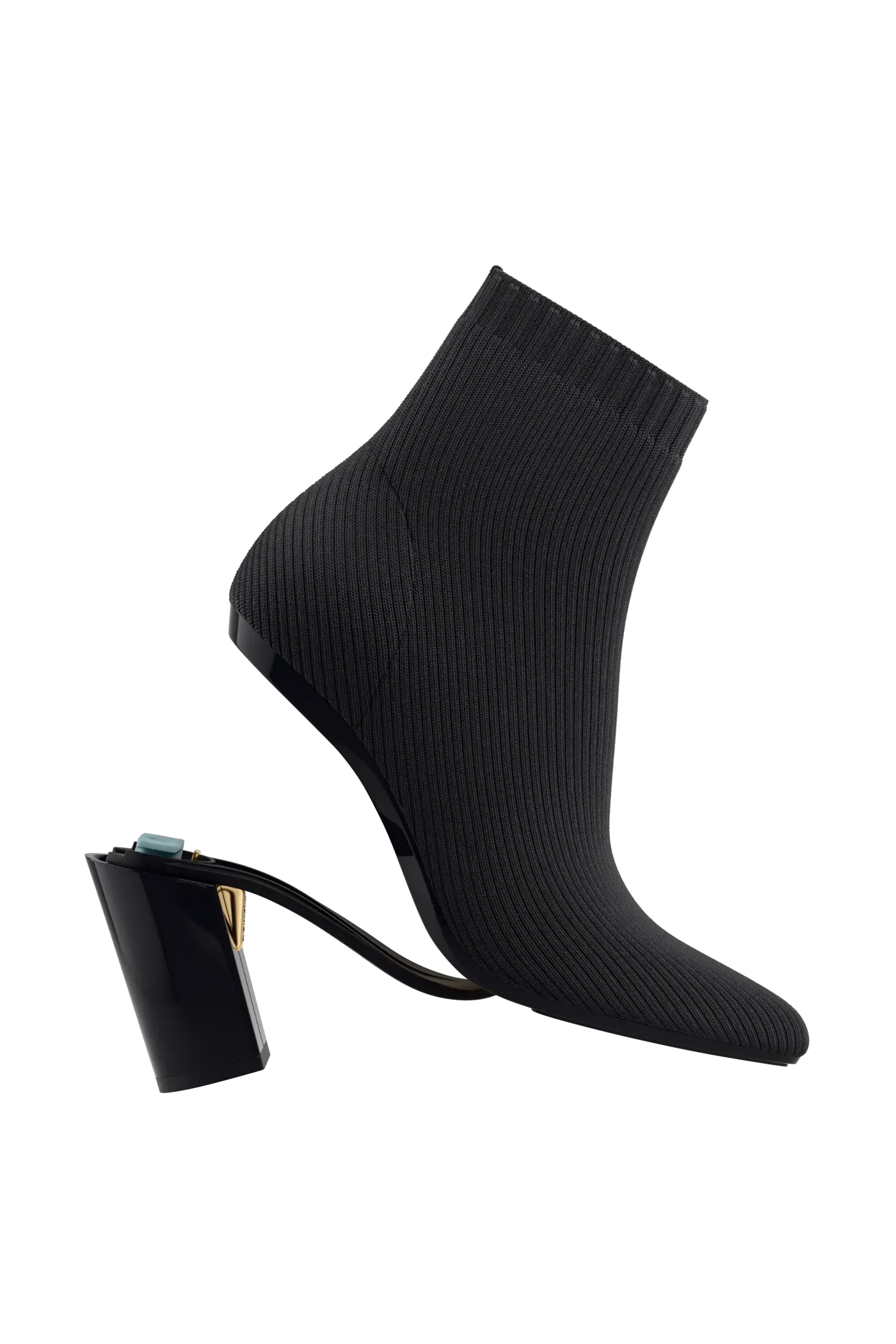 Pashion Footwear The Bootie 4" Block Convertible Heel, Alternate, color, Coal Knit