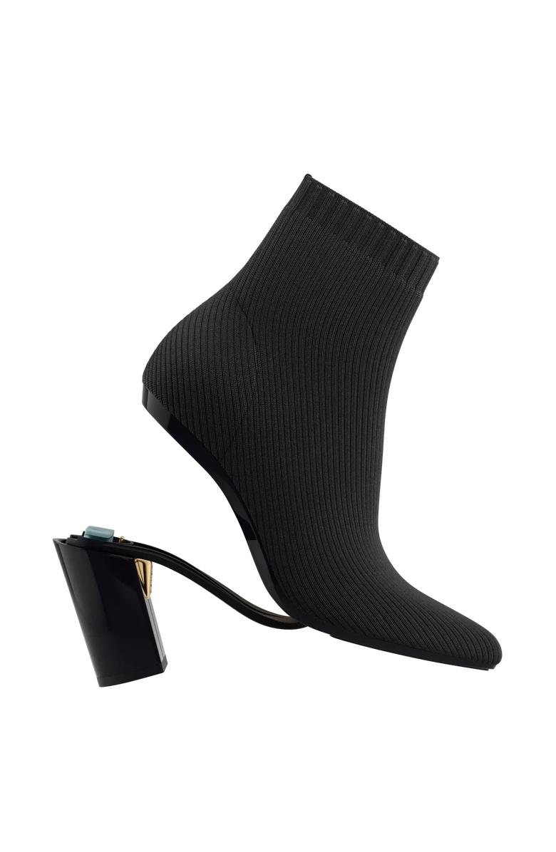 Pashion Footwear The Bootie 4" Block Convertible Heel, Alternate, color, Coal Knit