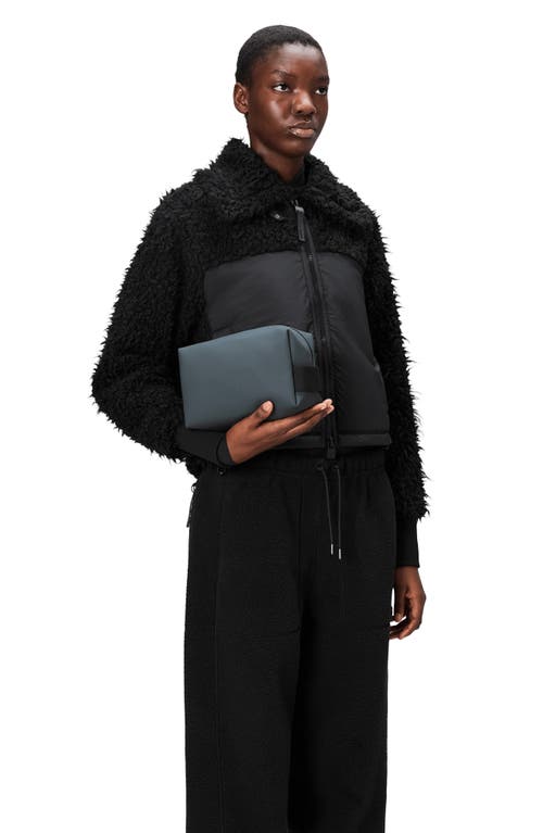 Rains Small Waterproof Toiletry Bag In Blue