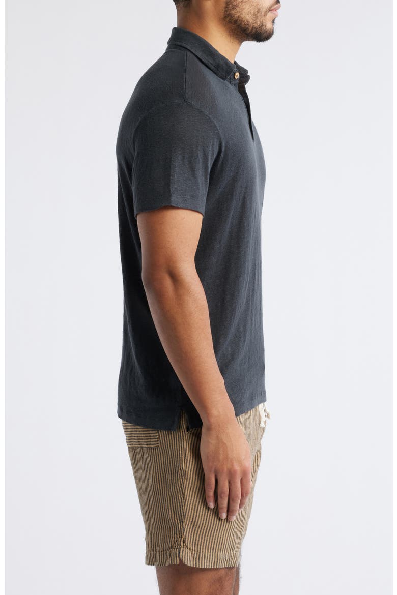 Linen Polo, Alternate, color, NIGHT