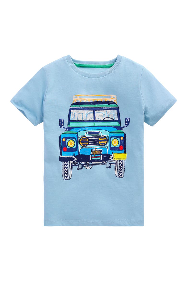 Kids' Cotton Graphic T-Shirt, Main, color, GLACIER LAKE JEEP