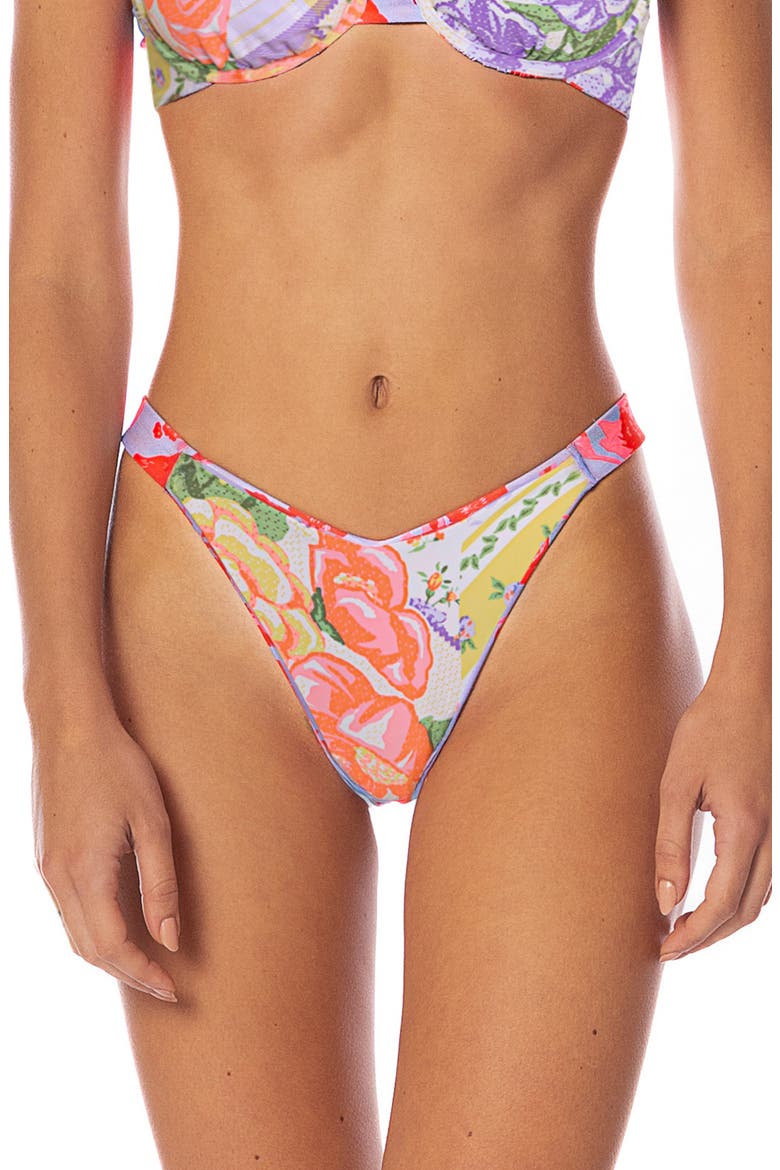 Lavender Dream Waikiki Reversible Bikini Bottoms, Alternate, color, PURPLE