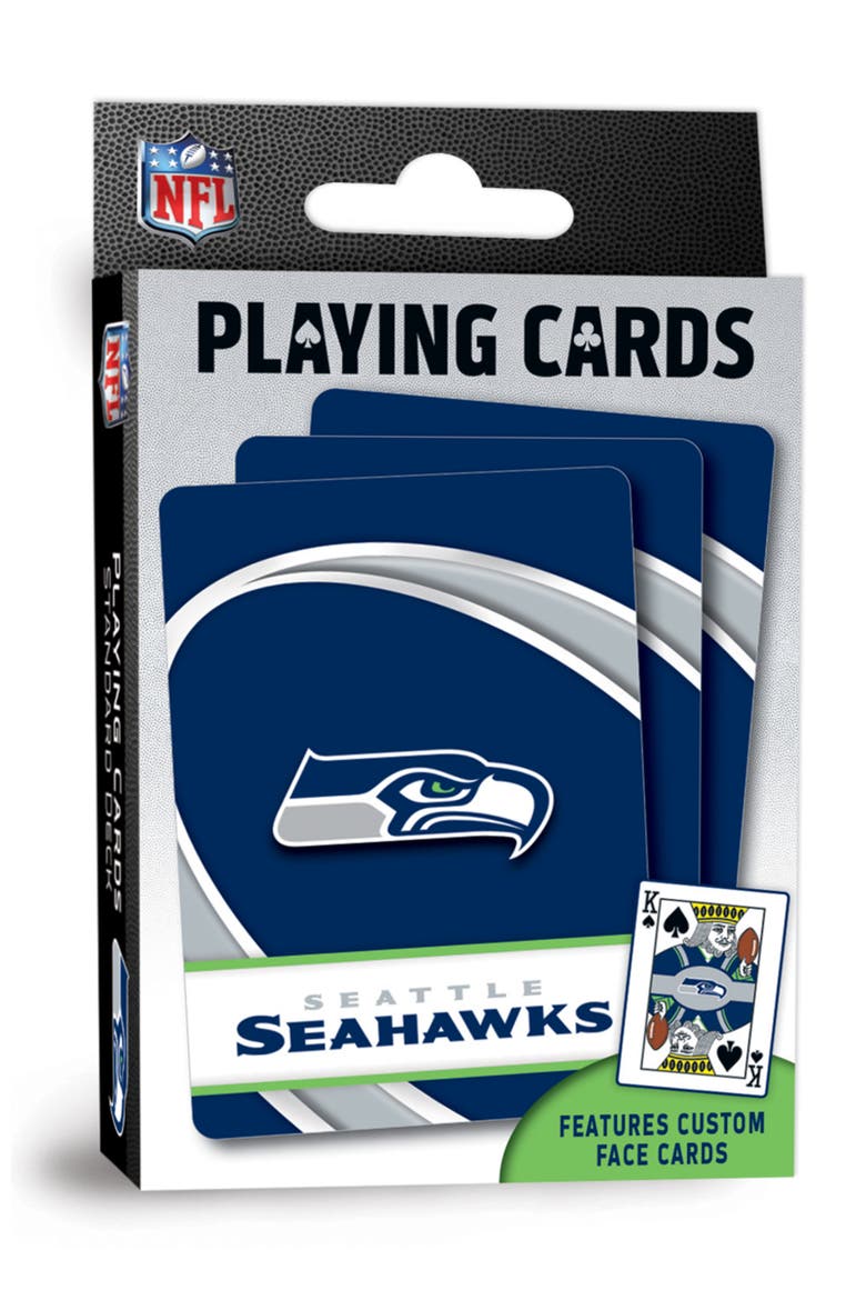Seattle Seahawks Playing Cards, Main, color, Multicolor