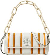 Tory Burch Small Kira Stripe Bombe Convertible Shoulder Bag