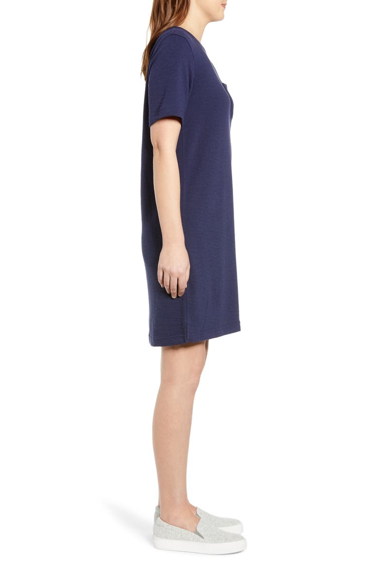T-Shirt Dress, Alternate, color, NAVY PEACOAT