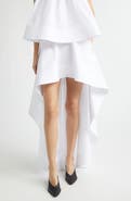 Stella McCartney Cotton Poplin High-Low Skirt