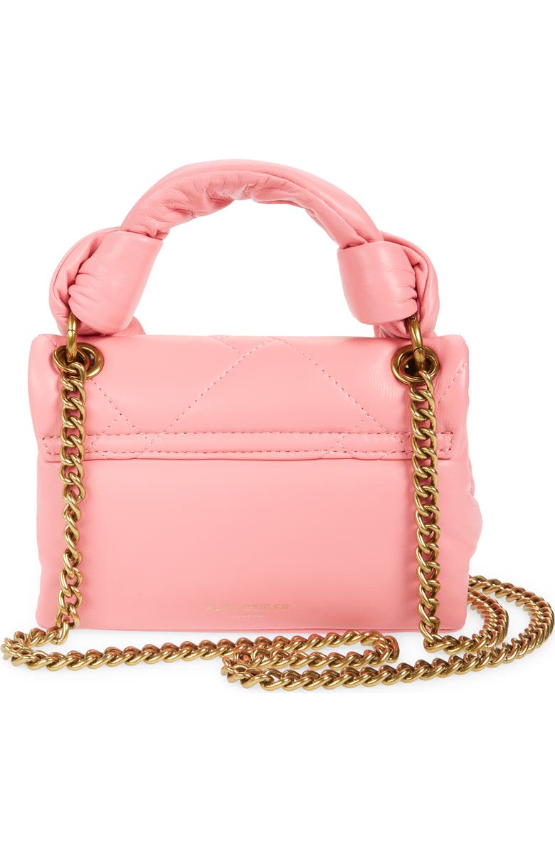 Kurt Geiger London Mini Kensington Knot Handle Quilted Leather Crossbody Bag, Alternate, color,