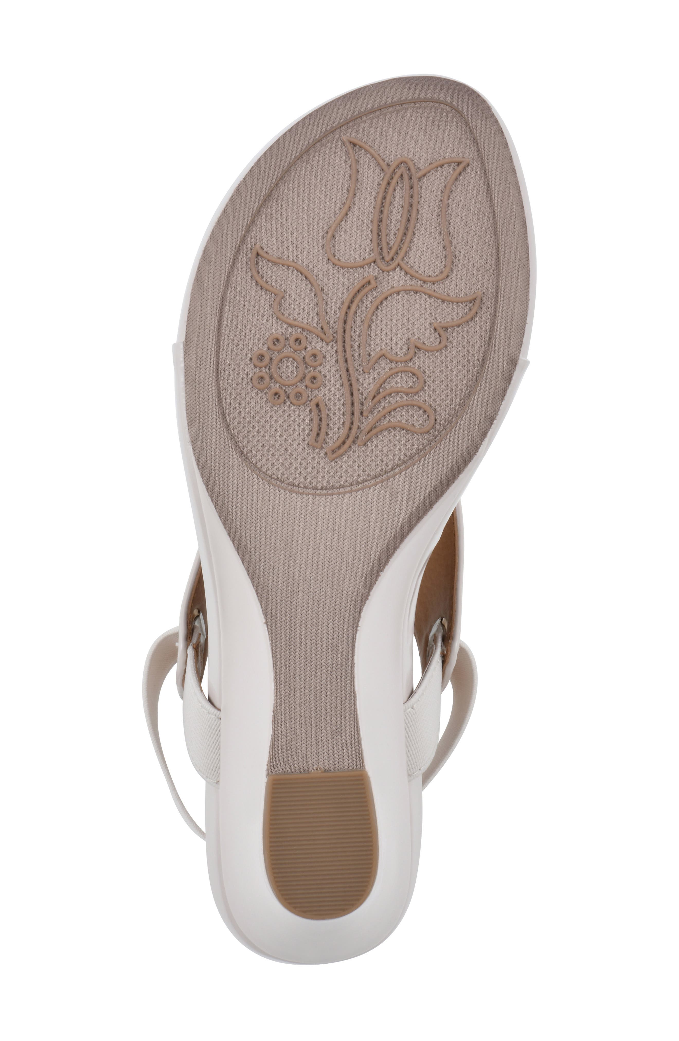 All Dres Wedge Sandal, Alternate, color, EGGSHELL/ PATENT/ SMOOTH