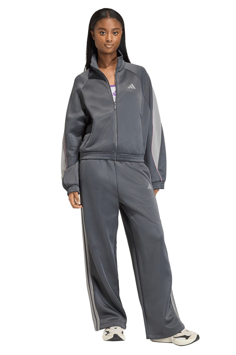 Stadium Track Jacket, Alternate, color, GREY SIX/ ST TROPIC BLOOM