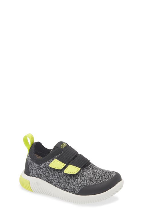 Keen Kids' Knx Knit Sneaker In Black/evening Primrose