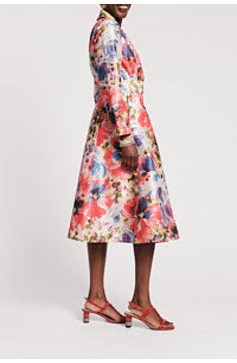 Frances Valentine Lucille Wrap Dress Super Bloom, Alternate, color, Pink/Purple/Multi